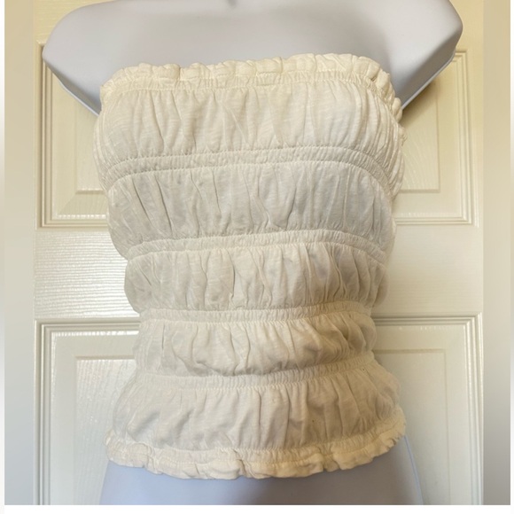 Anthropologie Tube Top, size Medium, NWT, color: Off White - Picture 2 of 5